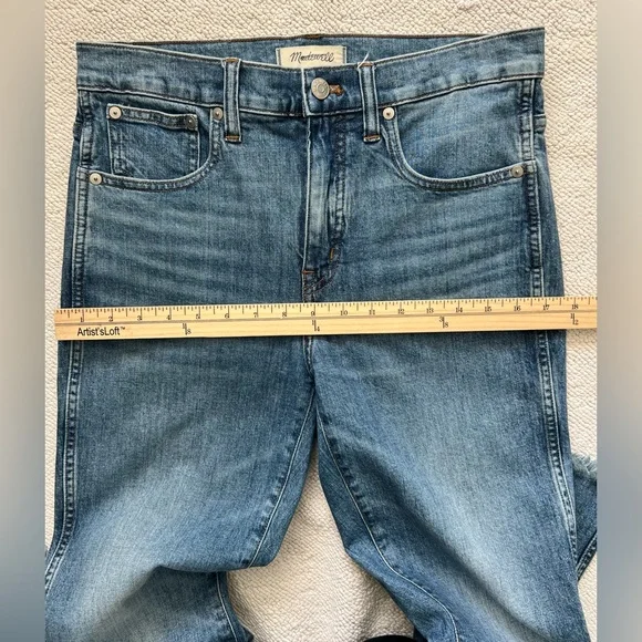 Madewell Cali Demi-Boot Blue Jeans Women’s Size: 29 - Picture 12 of 16